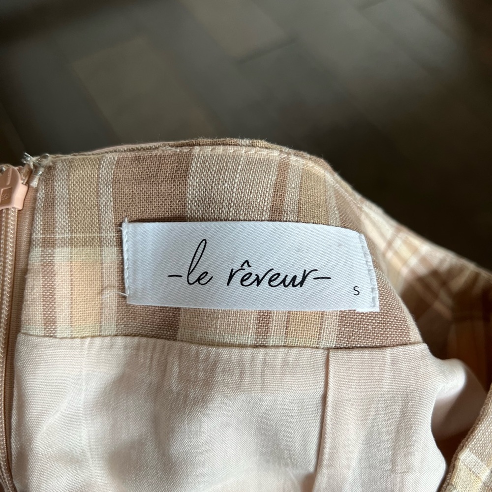 Le Reveur schoolgirl mini skirt size small